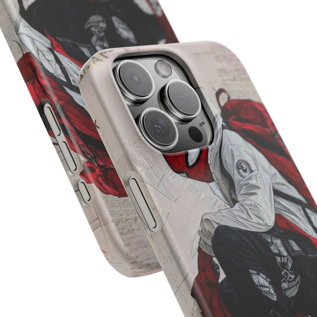 Urban Sneakerhead Phone Case — Red Backpack Streetwear Phone Cover - LUXURY LEGEND