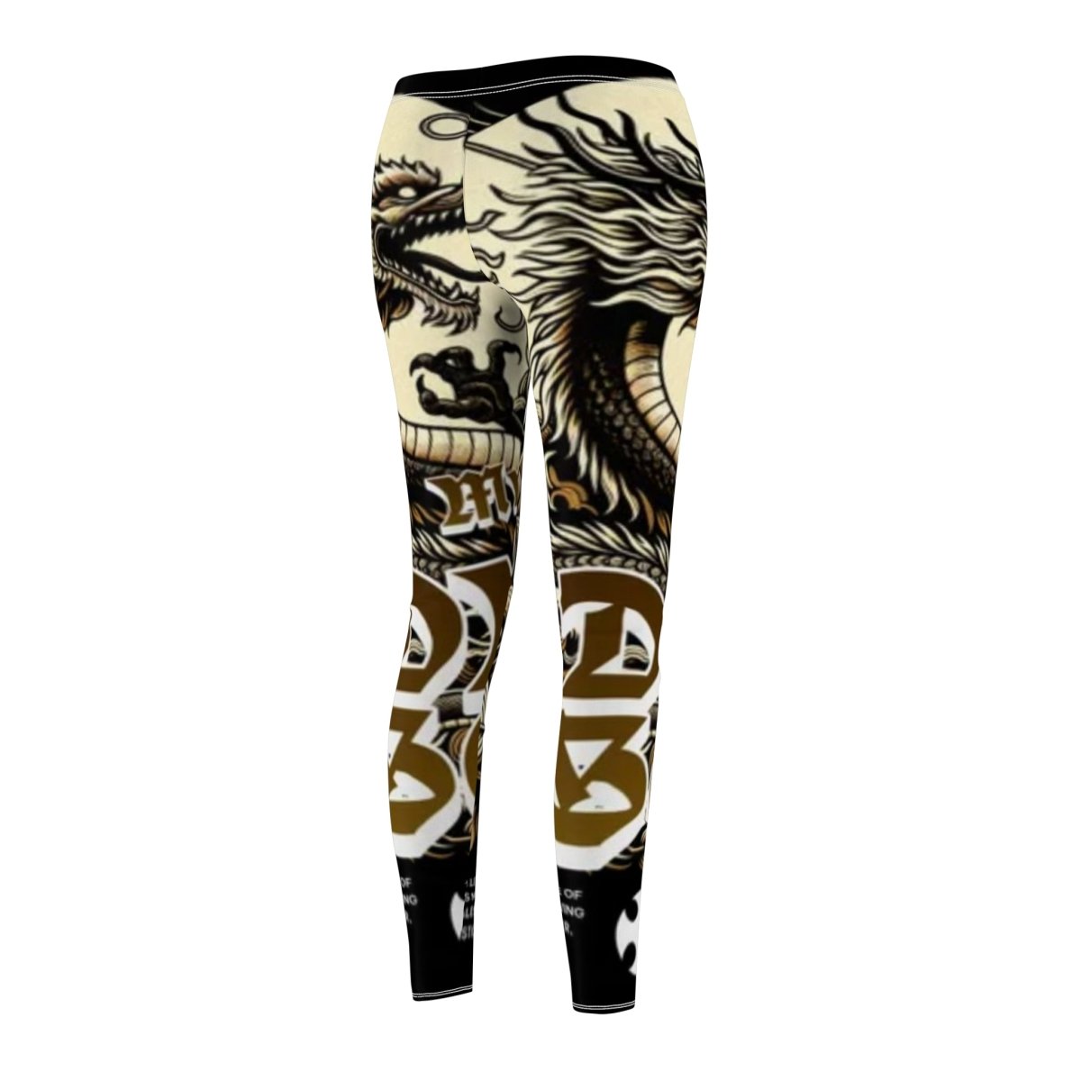 Dragon Print Casual Leggings - Stylish Workout & Yoga Pants - Unique Gift for Her - LUXURY LEGEND