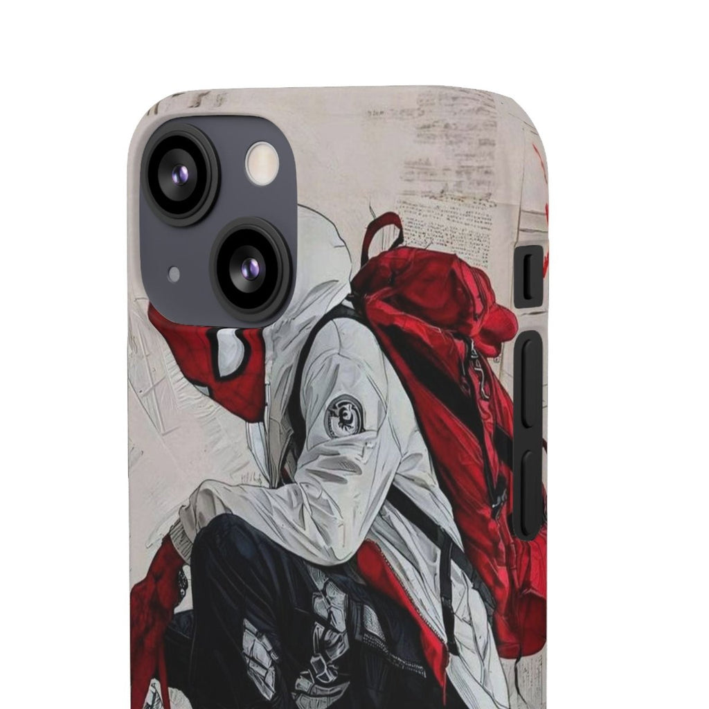 Urban Sneakerhead Phone Case — Red Backpack Streetwear Phone Cover - LUXURY LEGEND