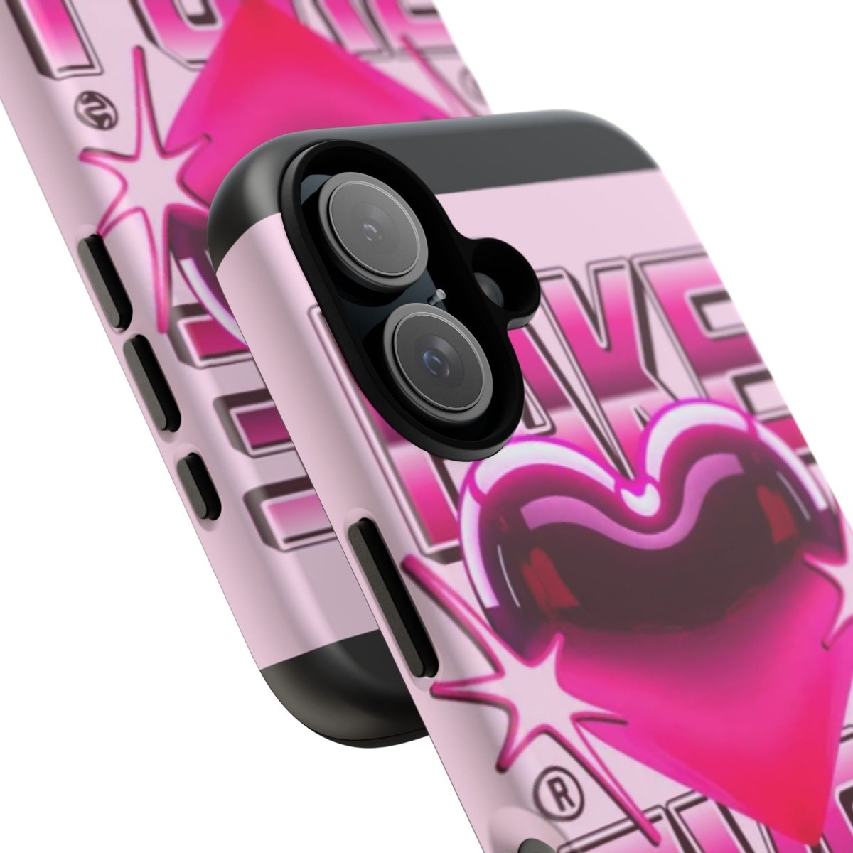 Valentine's Day Pink Heart Phone Case - Stylish Tough Love Gift - LUXURY LEGEND