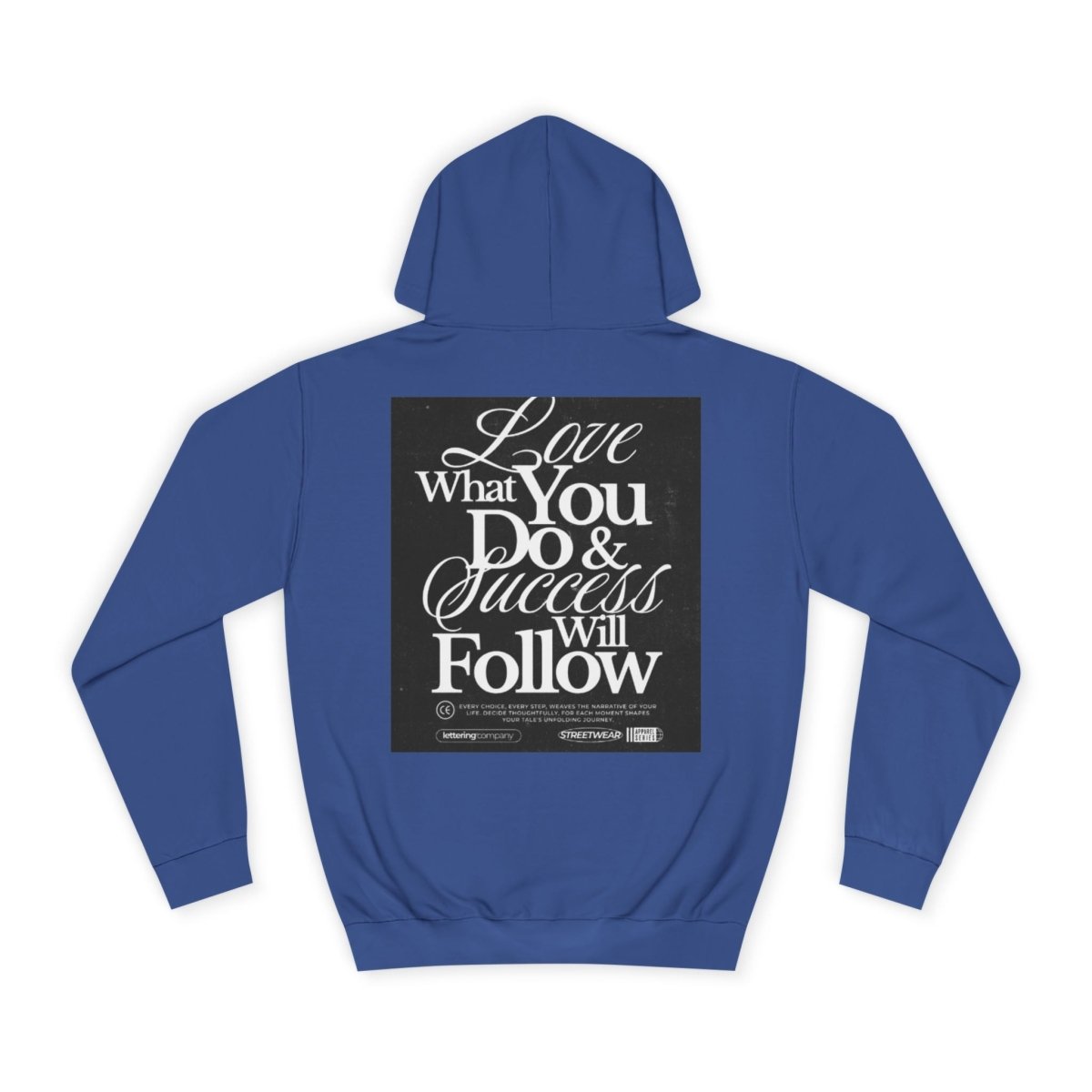 Inspirational College Hoodie, Unisex Gift for Students, School Spirit Wear - LUXURY LEGEND