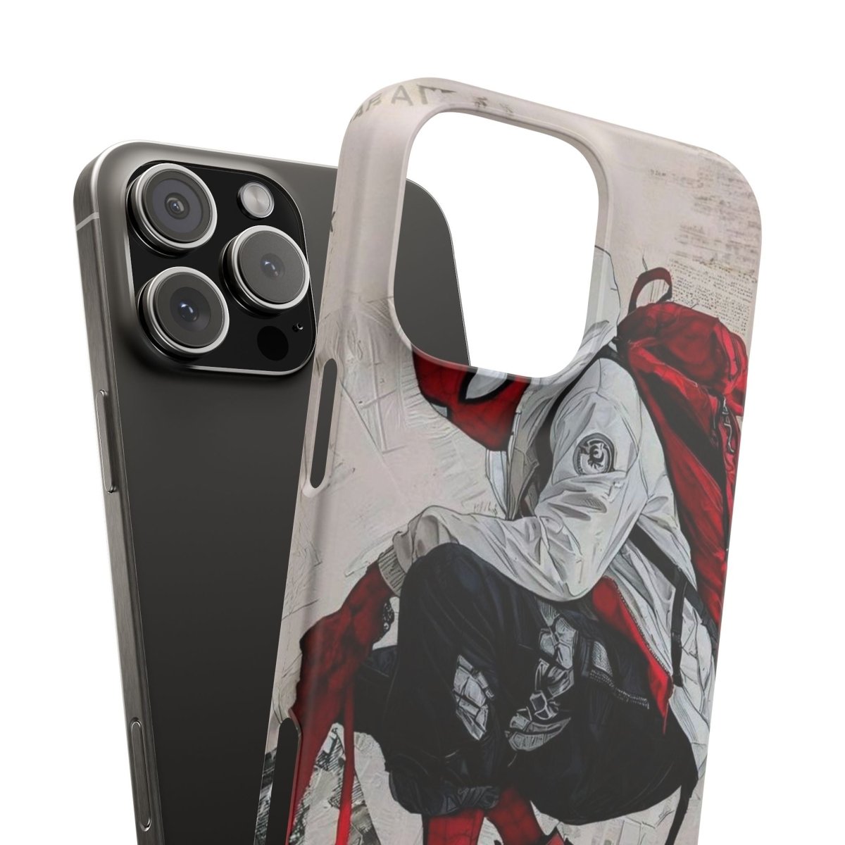 Urban Sneakerhead Phone Case — Red Backpack Streetwear Phone Cover - LUXURY LEGEND