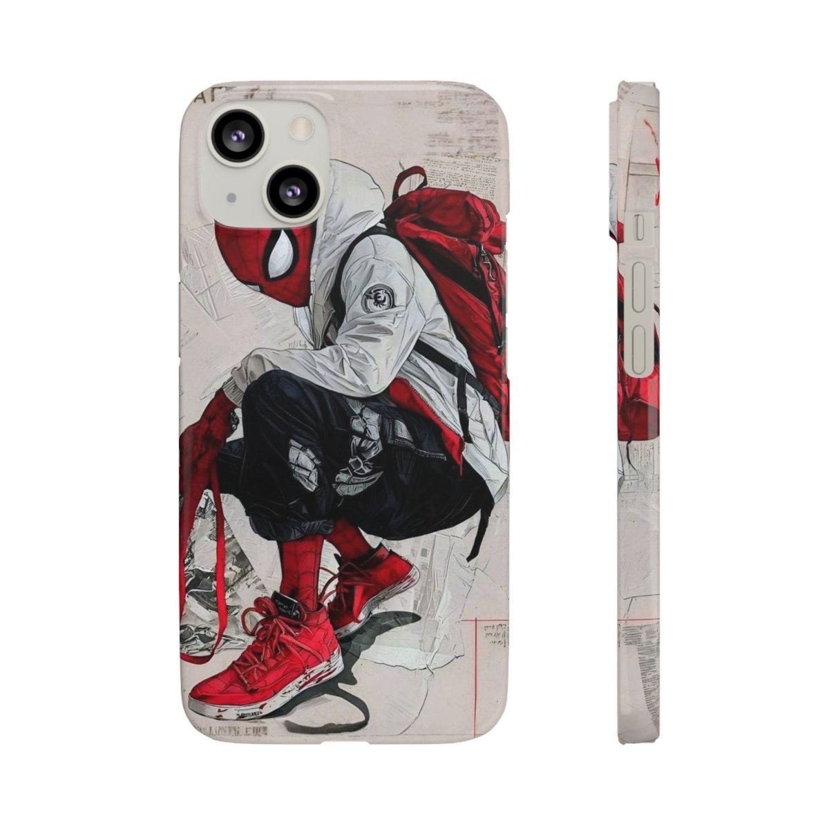 Urban Sneakerhead Phone Case — Red Backpack Streetwear Phone Cover - LUXURY LEGEND
