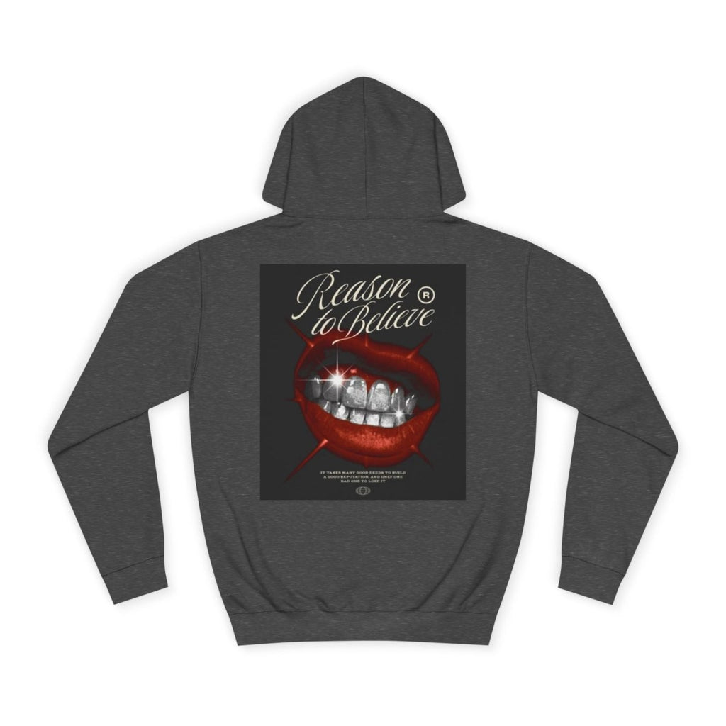 Hoodie — 'Reason to Believe' Sparkling Grill Graphic College Hoodie - LUXURY LEGEND
