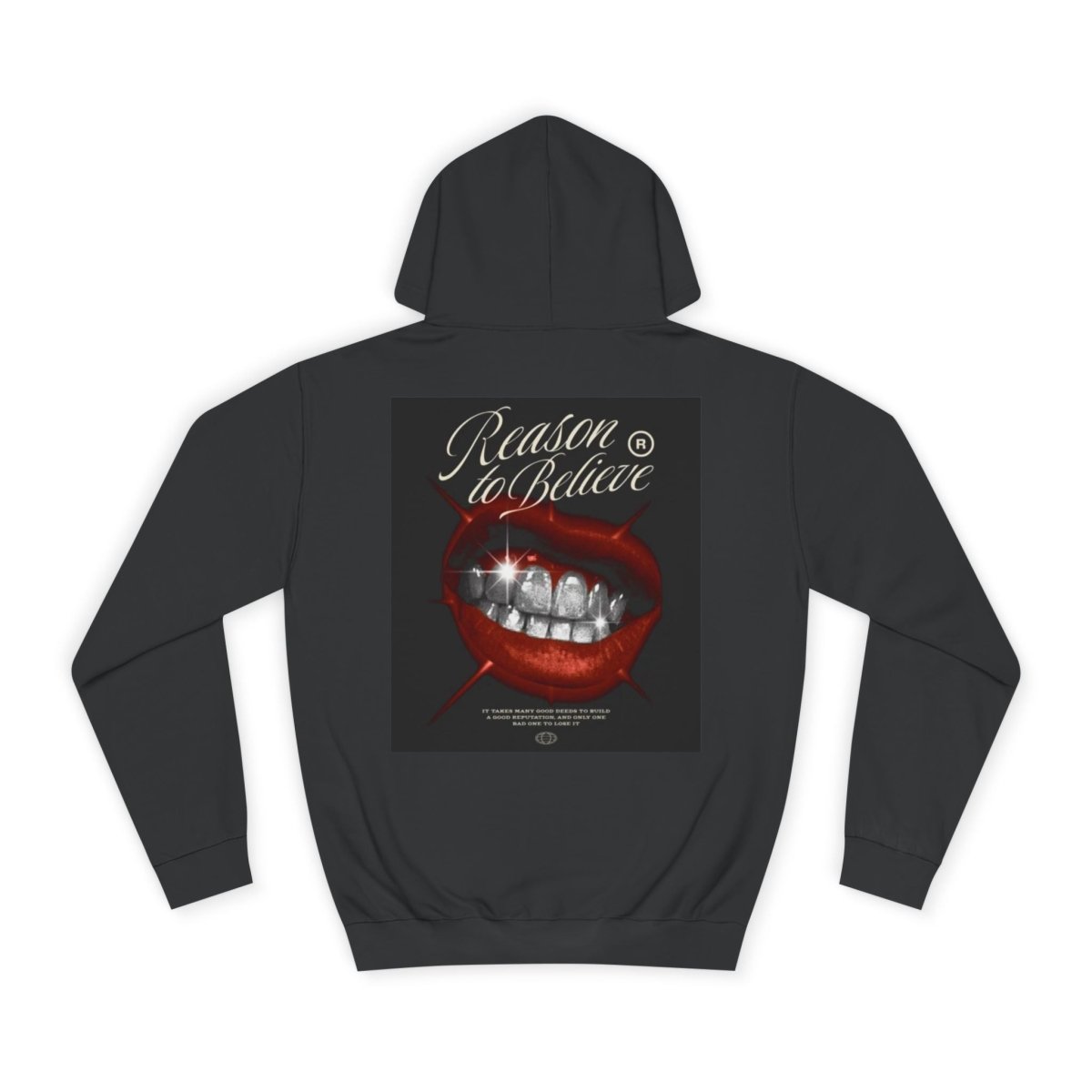Hoodie — 'Reason to Believe' Sparkling Grill Graphic College Hoodie - LUXURY LEGEND