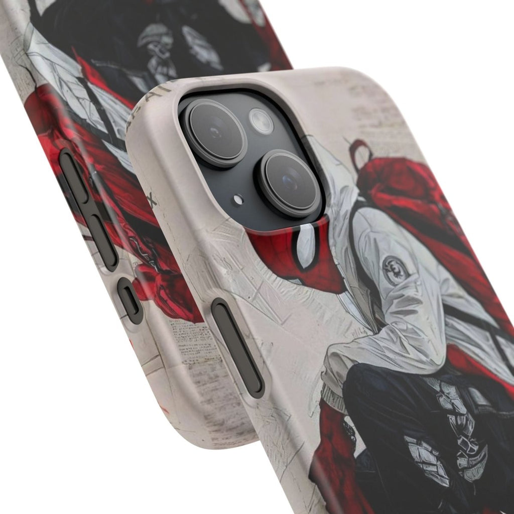 Urban Sneakerhead Phone Case — Red Backpack Streetwear Phone Cover - LUXURY LEGEND