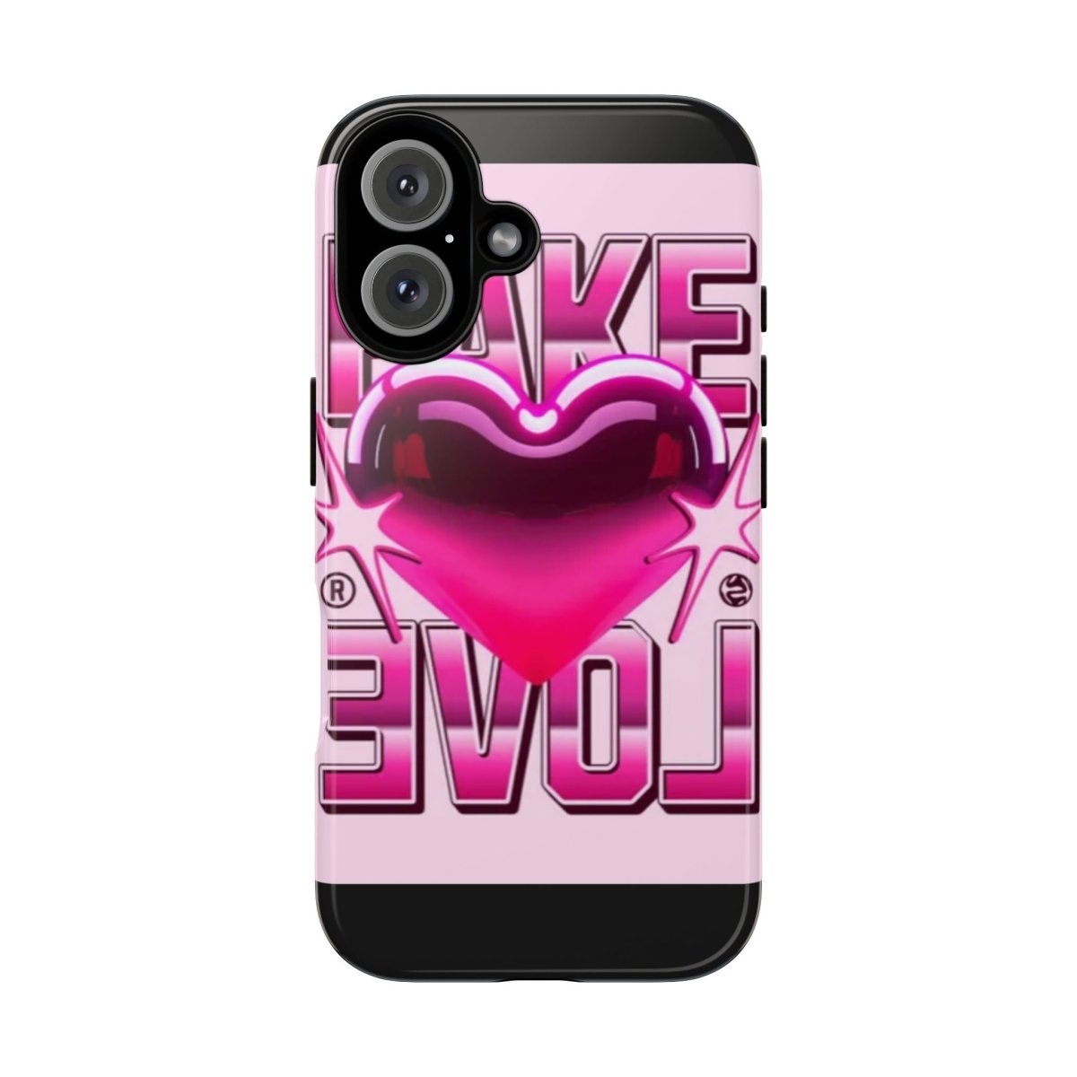 Valentine's Day Pink Heart Phone Case - Stylish Tough Love Gift - LUXURY LEGEND