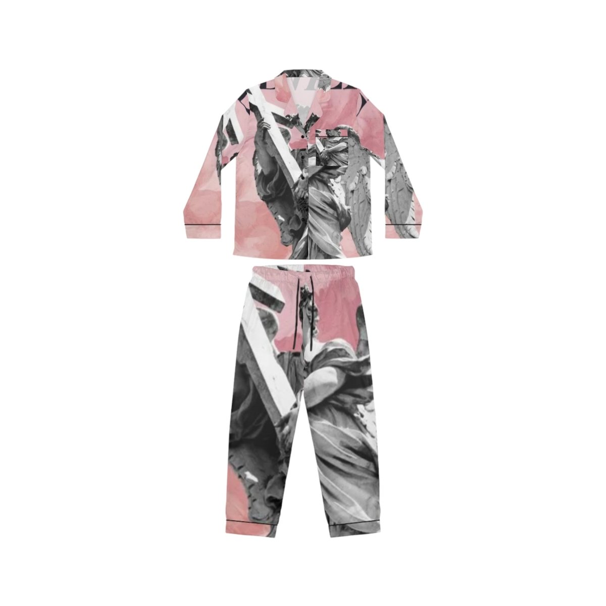 Silky Dreams: Women's Satin Pajamas - LUXURY LEGEND