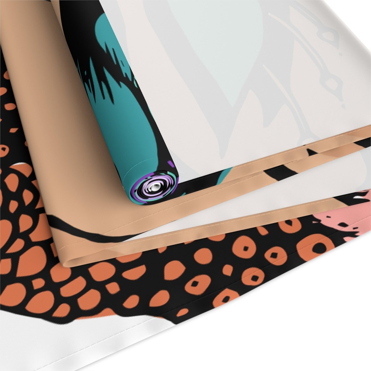 Bohemian Goddess Table Runner - Dining Table Accent, Home Decor - Boho Style Floral Linen - LUXURY LEGEND