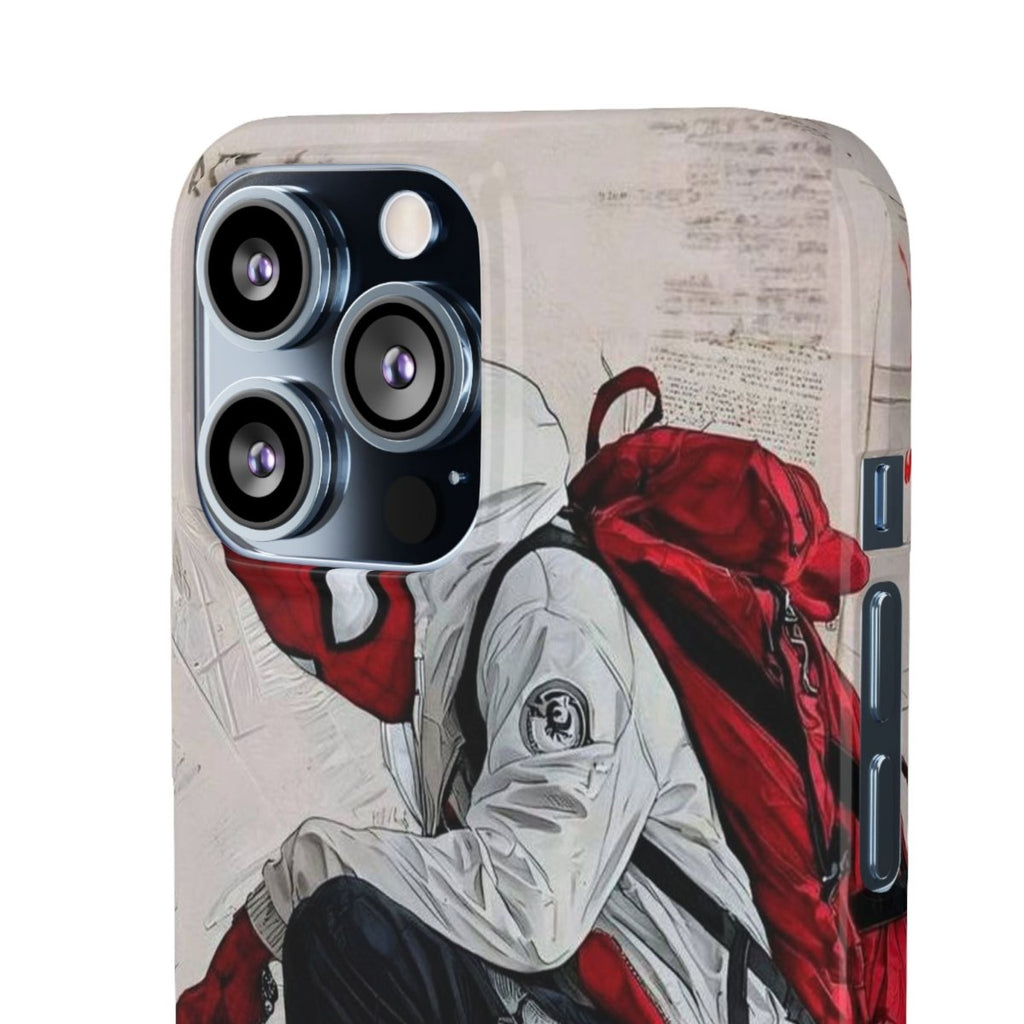 Urban Sneakerhead Phone Case — Red Backpack Streetwear Phone Cover - LUXURY LEGEND