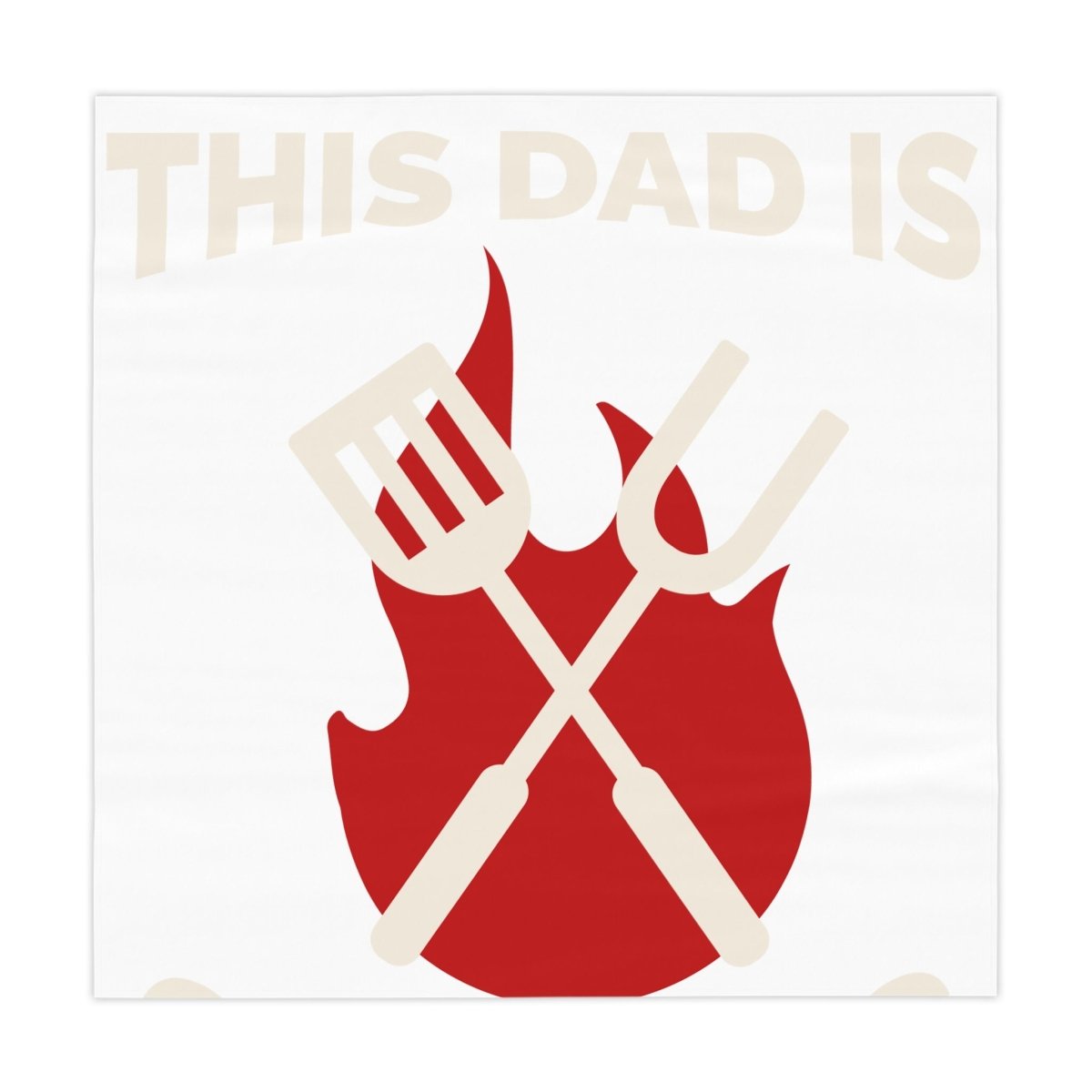 Grill Master Tablecloth - Perfect for BBQs, Cookouts, Outdoor Parties, Father's Day, Kitchen Decor - LUXURY LEGEND