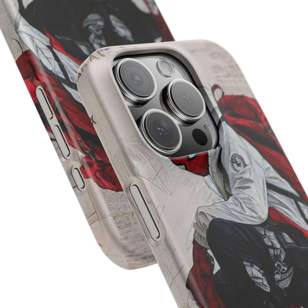 Urban Sneakerhead Phone Case — Red Backpack Streetwear Phone Cover - LUXURY LEGEND