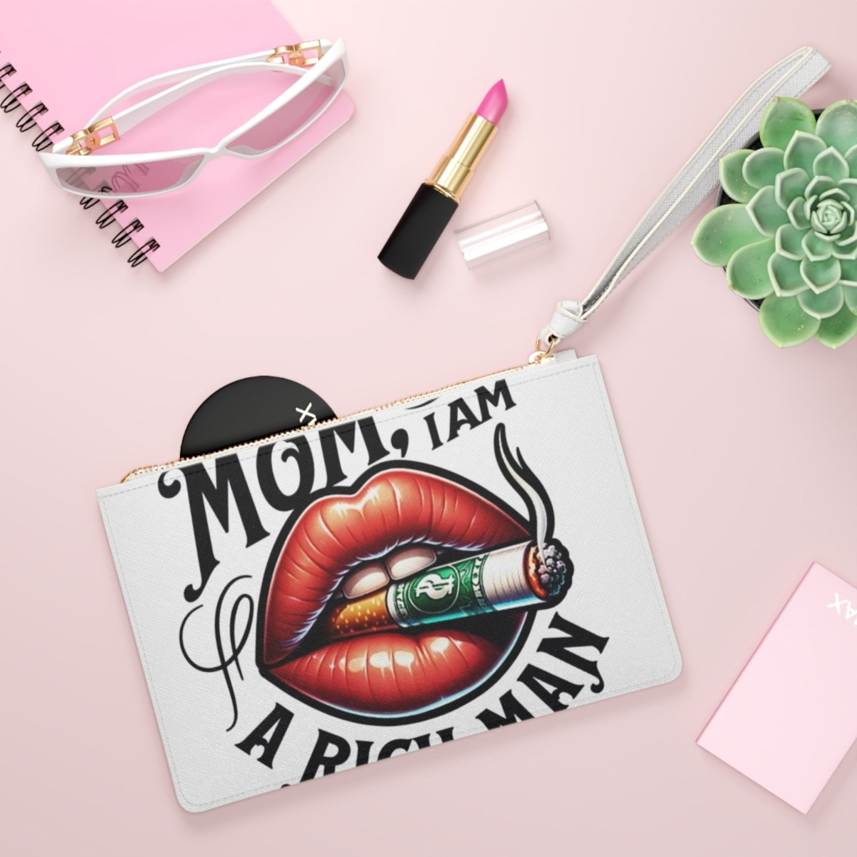 Sassy Clutch Bag: Bold Lip Design, Perfect for Moms, Gift for Mother's Day, Party, Night Out, Pride Yourself! - LUXURY LEGEND