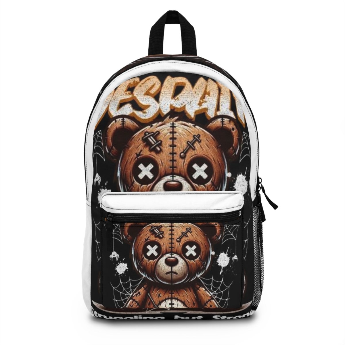 Spider Web Teddy Bear Backpack - Cute Kids to Edgy Teens - Unique Halloween Gift - LUXURY LEGEND