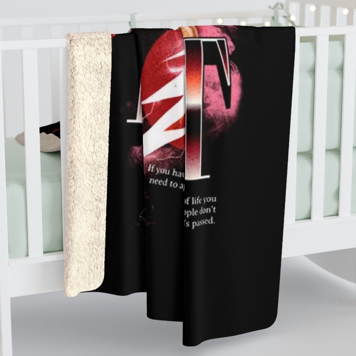 Cozy Thunder Bolt Sherpa Fleece Blanket - Music Lover's Gift for Winter Nights. - LUXURY LEGEND