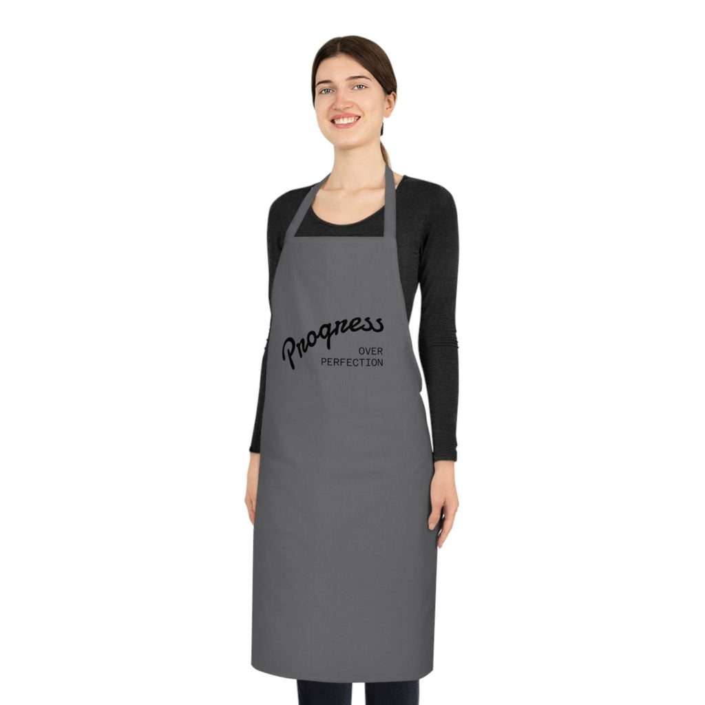 Progress Over Perfection Cotton Apron - Perfect Gift for Chefs & Home Cooks - LUXURY LEGEND
