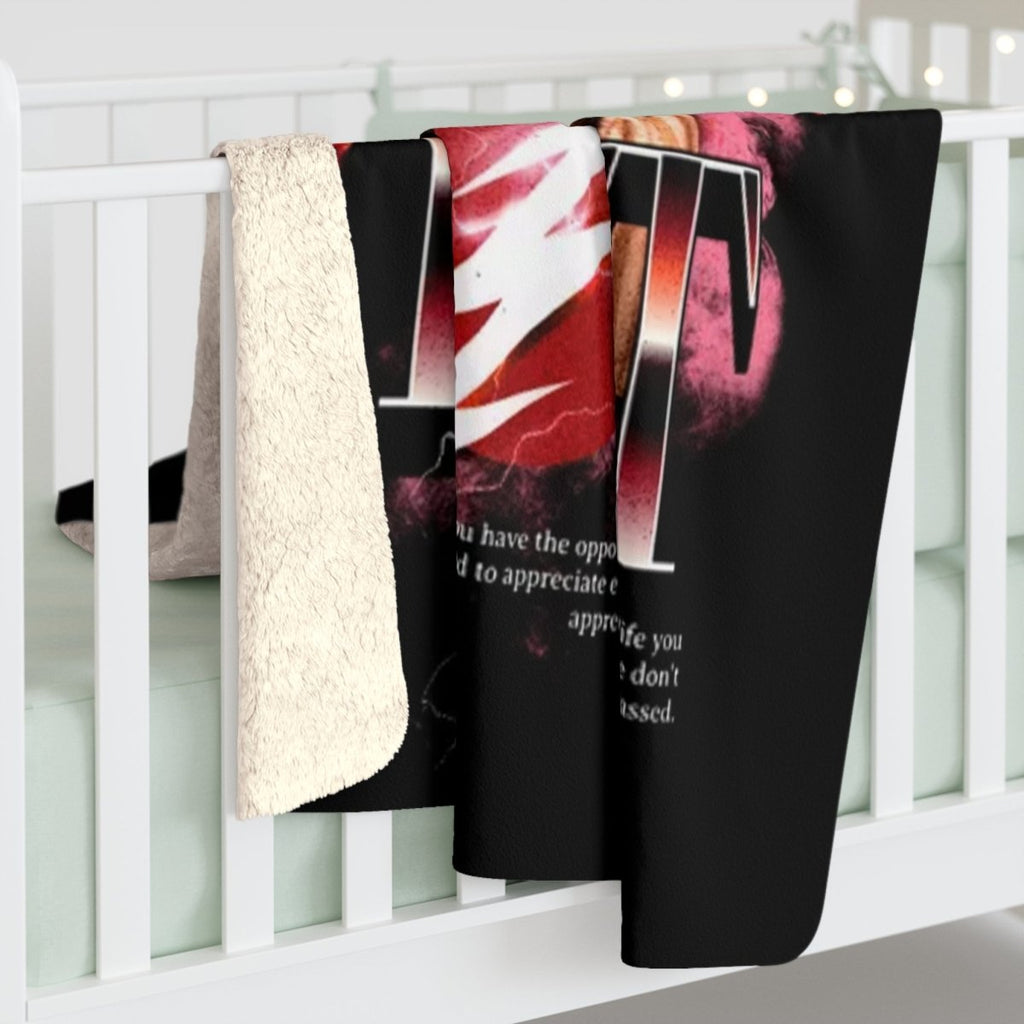 Cozy Thunder Bolt Sherpa Fleece Blanket - Music Lover's Gift for Winter Nights. - LUXURY LEGEND