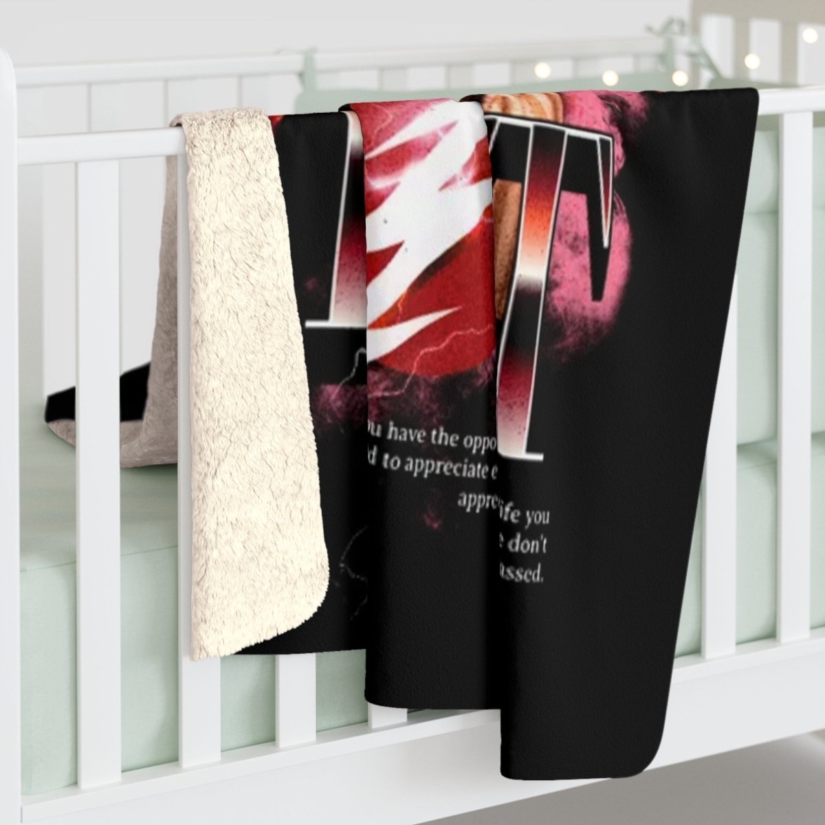 Cozy Thunder Bolt Sherpa Fleece Blanket - Music Lover's Gift for Winter Nights. - LUXURY LEGEND