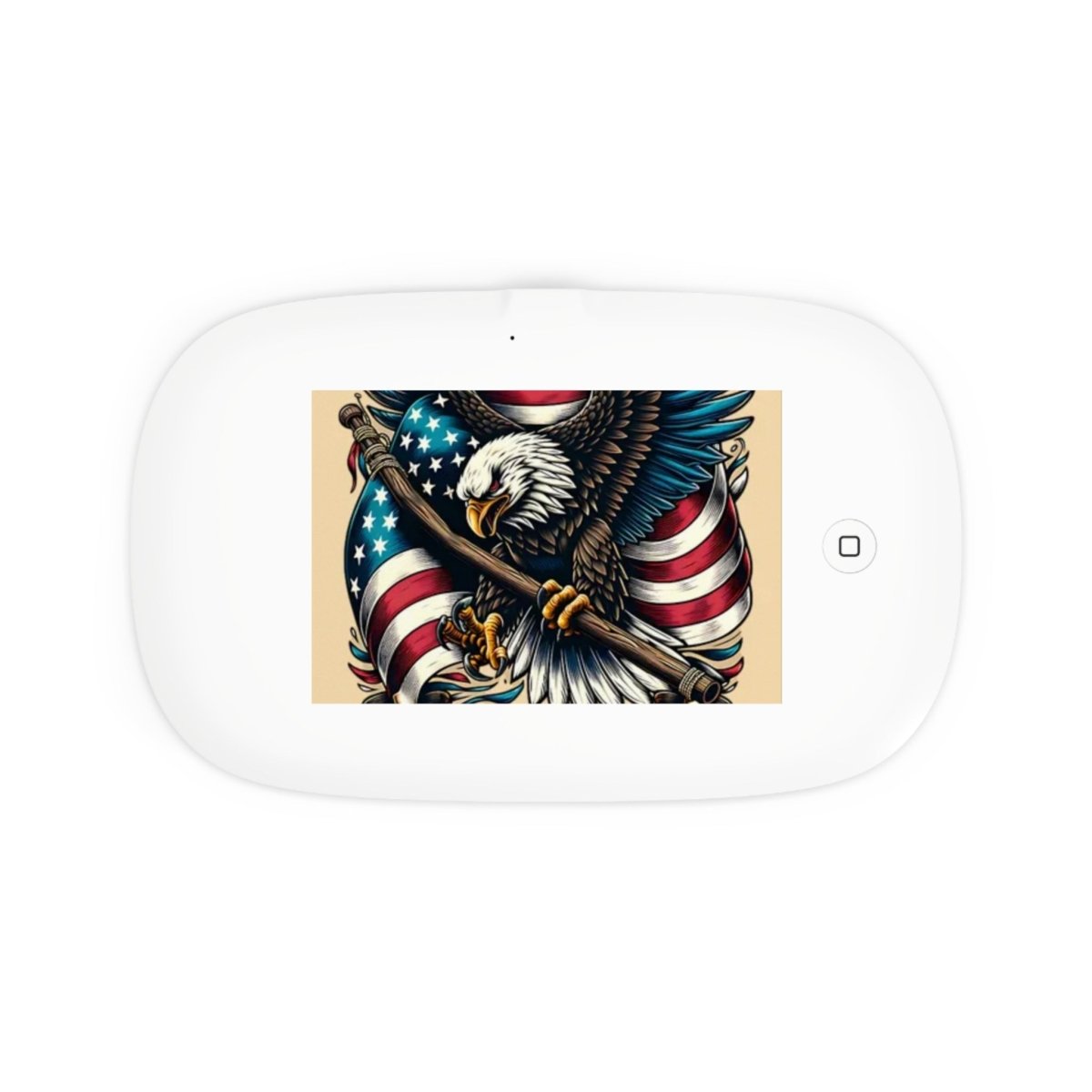 Eagle-Themed UV Phone Sanitizer with Wireless Charger - Patriotic Tech Gift - LUXURY LEGEND