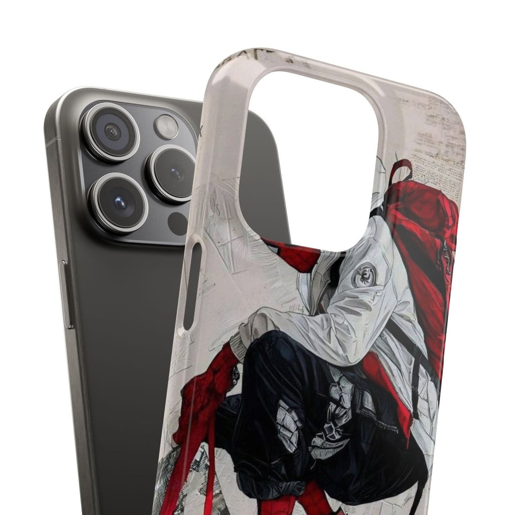 Urban Sneakerhead Phone Case — Red Backpack Streetwear Phone Cover - LUXURY LEGEND