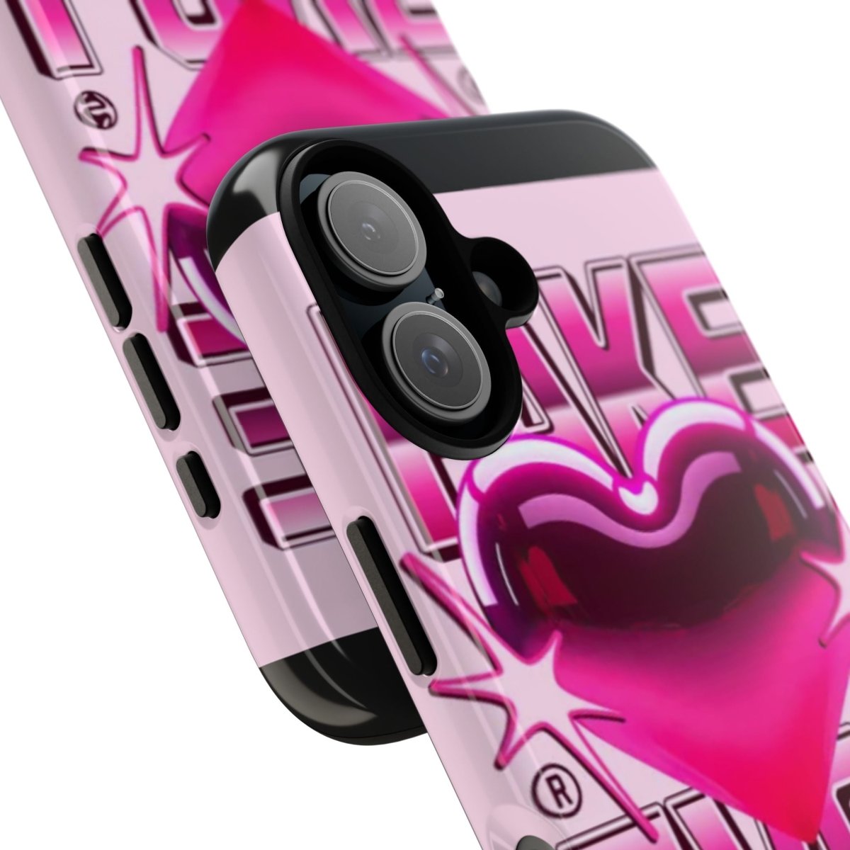 Valentine's Day Pink Heart Phone Case - Stylish Tough Love Gift - LUXURY LEGEND