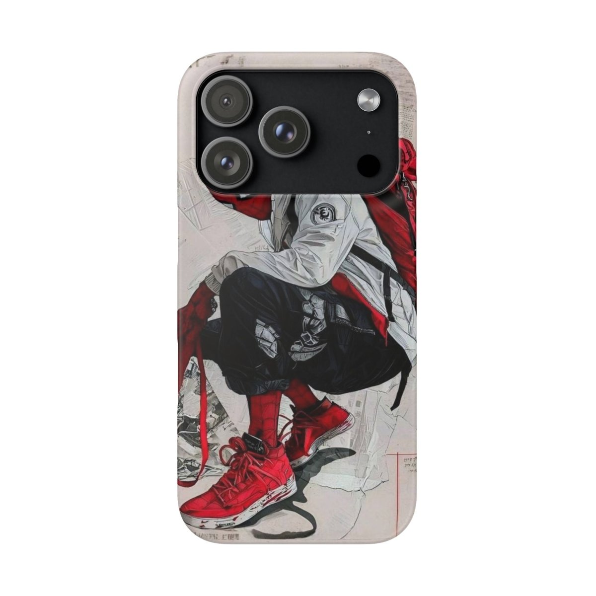 Urban Sneakerhead Phone Case — Red Backpack Streetwear Phone Cover - LUXURY LEGEND