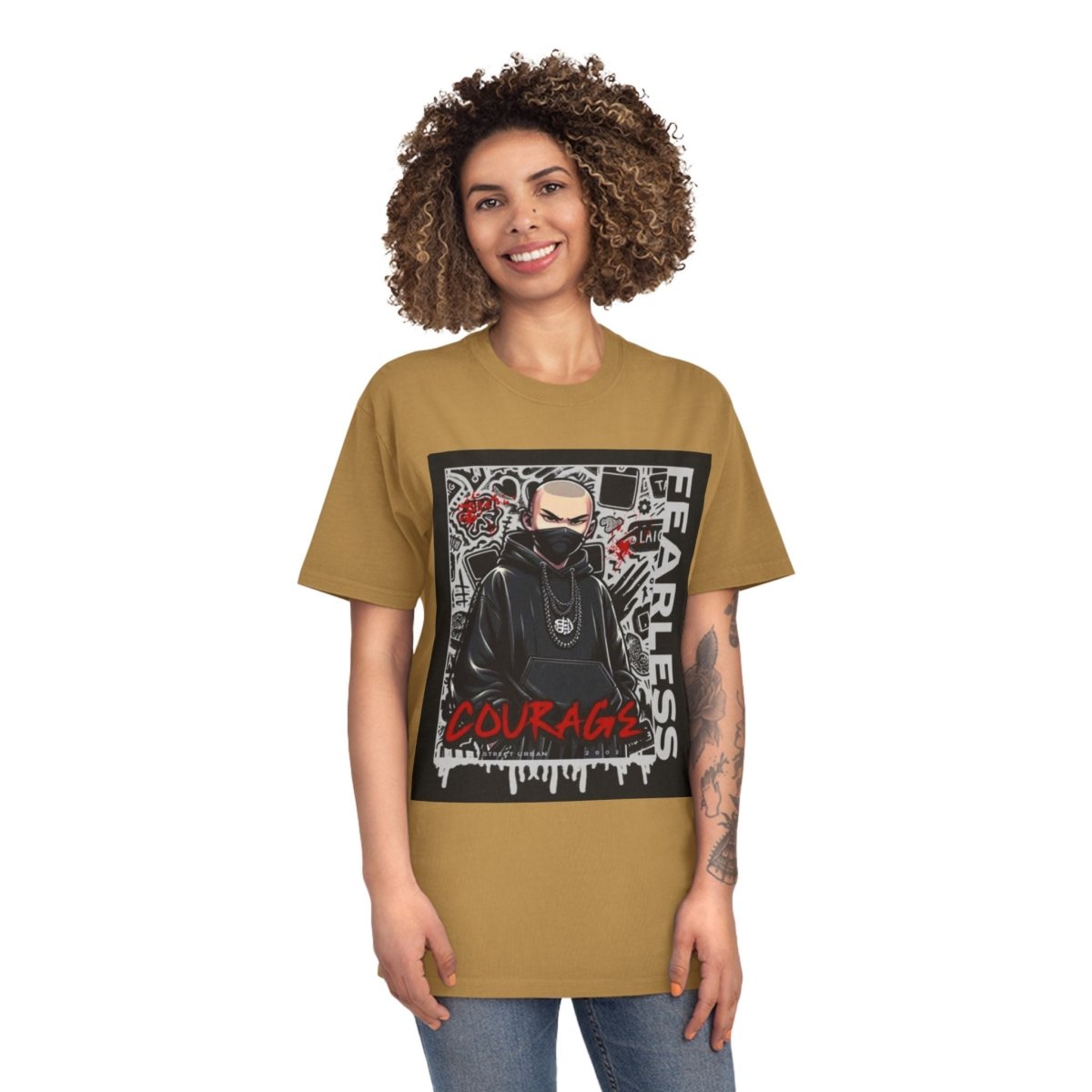 Bold Fearless Graphic Tee - Streetwear Unisex Shirt, Gift for Teens - LUXURY LEGEND