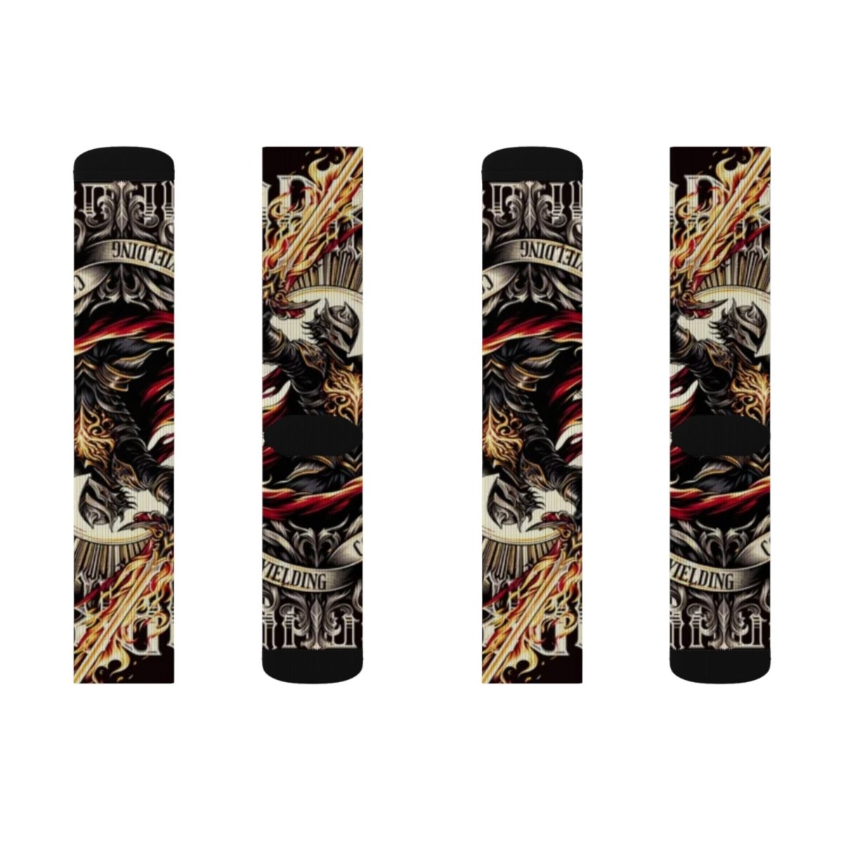 Artistic Sublimation Socks: Bold Graphic Design, Perfect Gift for Him! - LUXURY LEGEND