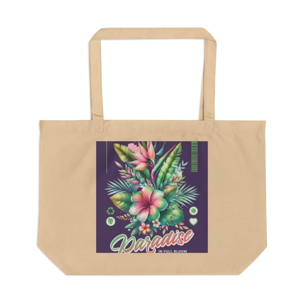 Tropical Eco Tote: Reusable Beach Bag, Floral Shopping Tote - Summer Essential - LUXURY LEGEND