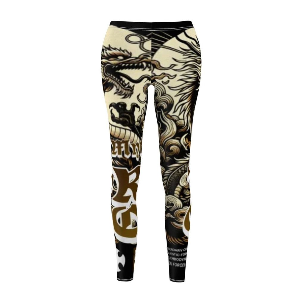 Dragon Print Casual Leggings - Stylish Workout & Yoga Pants - Unique Gift for Her - LUXURY LEGEND