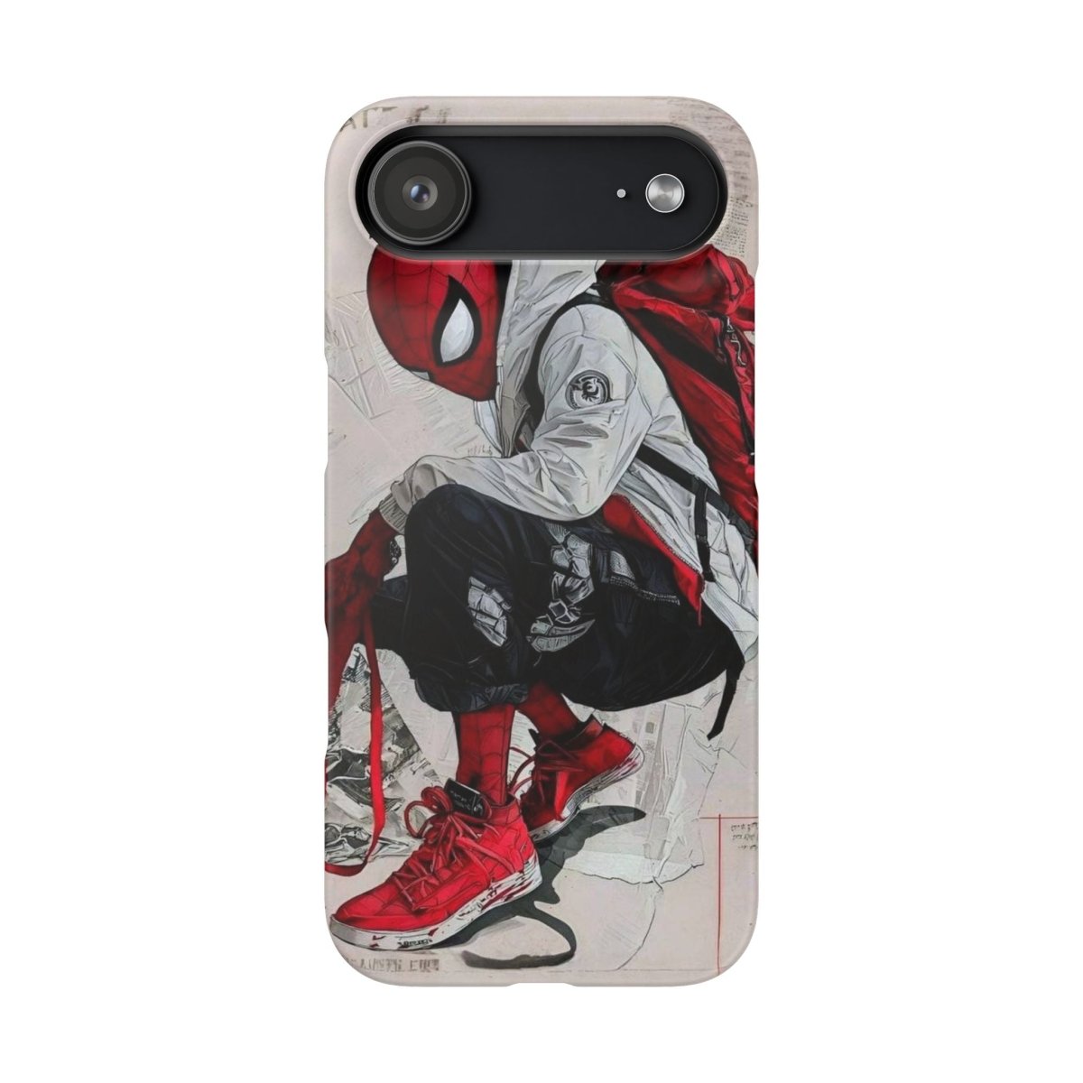 Urban Sneakerhead Phone Case — Red Backpack Streetwear Phone Cover - LUXURY LEGEND