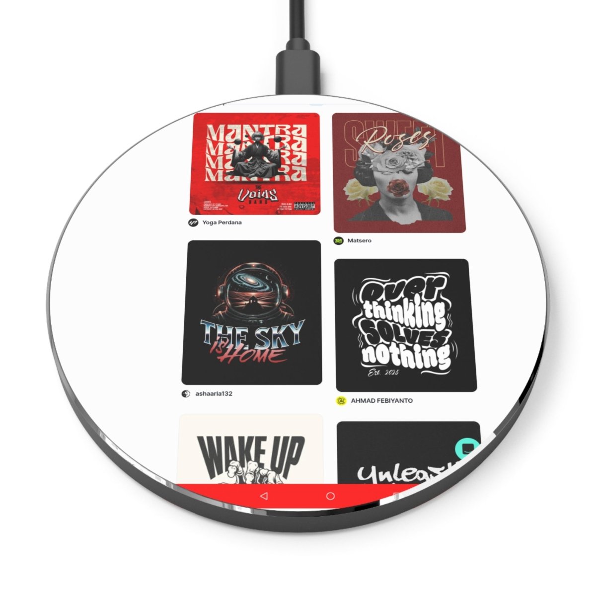 Modern Wireless Charger: Stylish Desk Accessory & Tech Lover's Gift - LUXURY LEGEND