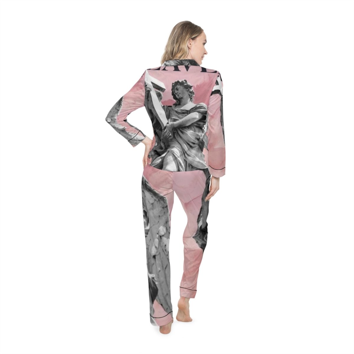 Silky Dreams: Women's Satin Pajamas - LUXURY LEGEND