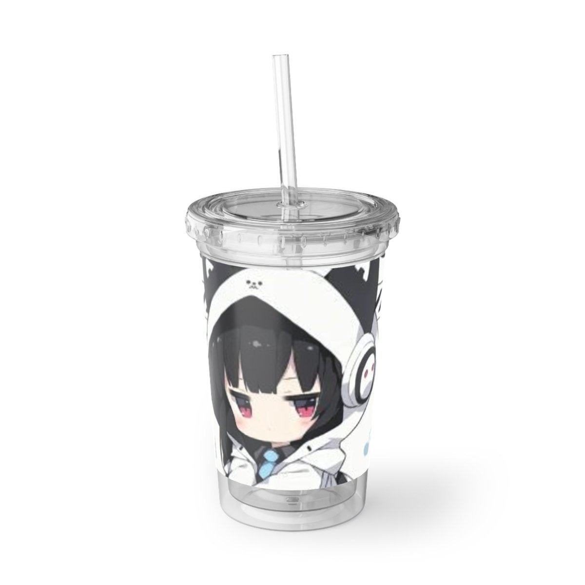 Anime Design Acrylic Cup: Stylish Drinkware for Gamers, Anime Fans, Birthdays & Summer Parties - LUXURY LEGEND