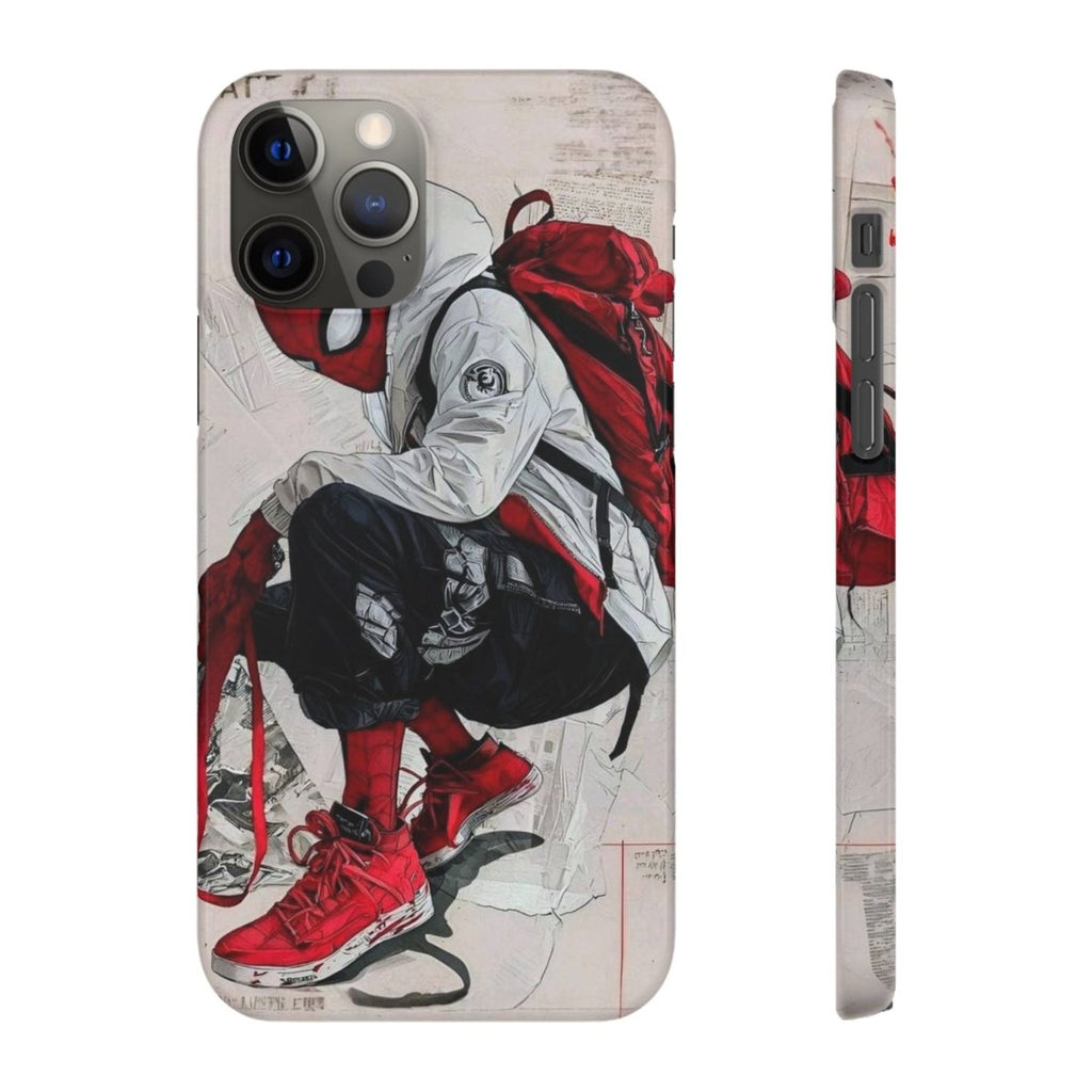 Urban Sneakerhead Phone Case — Red Backpack Streetwear Phone Cover - LUXURY LEGEND