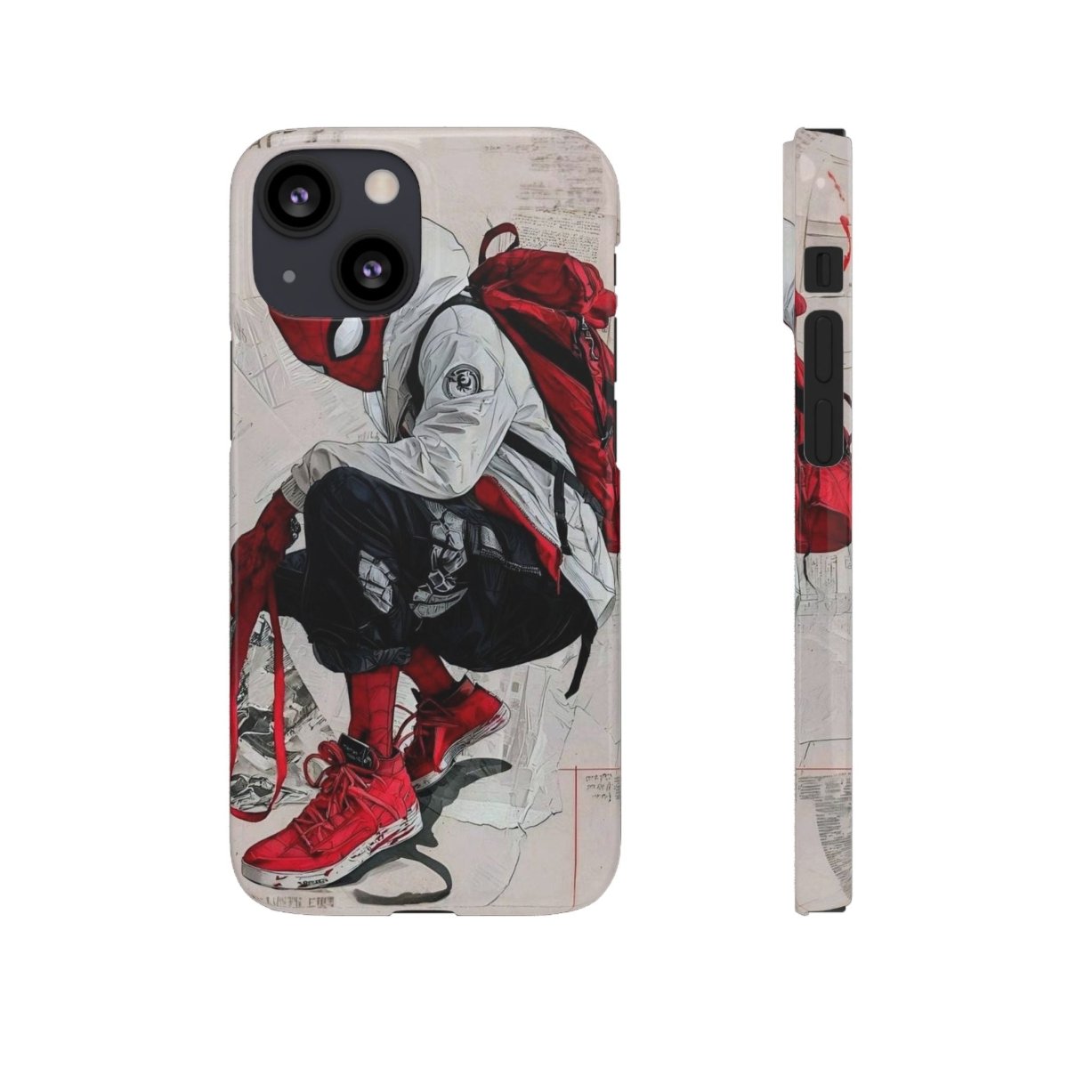 Urban Sneakerhead Phone Case — Red Backpack Streetwear Phone Cover - LUXURY LEGEND