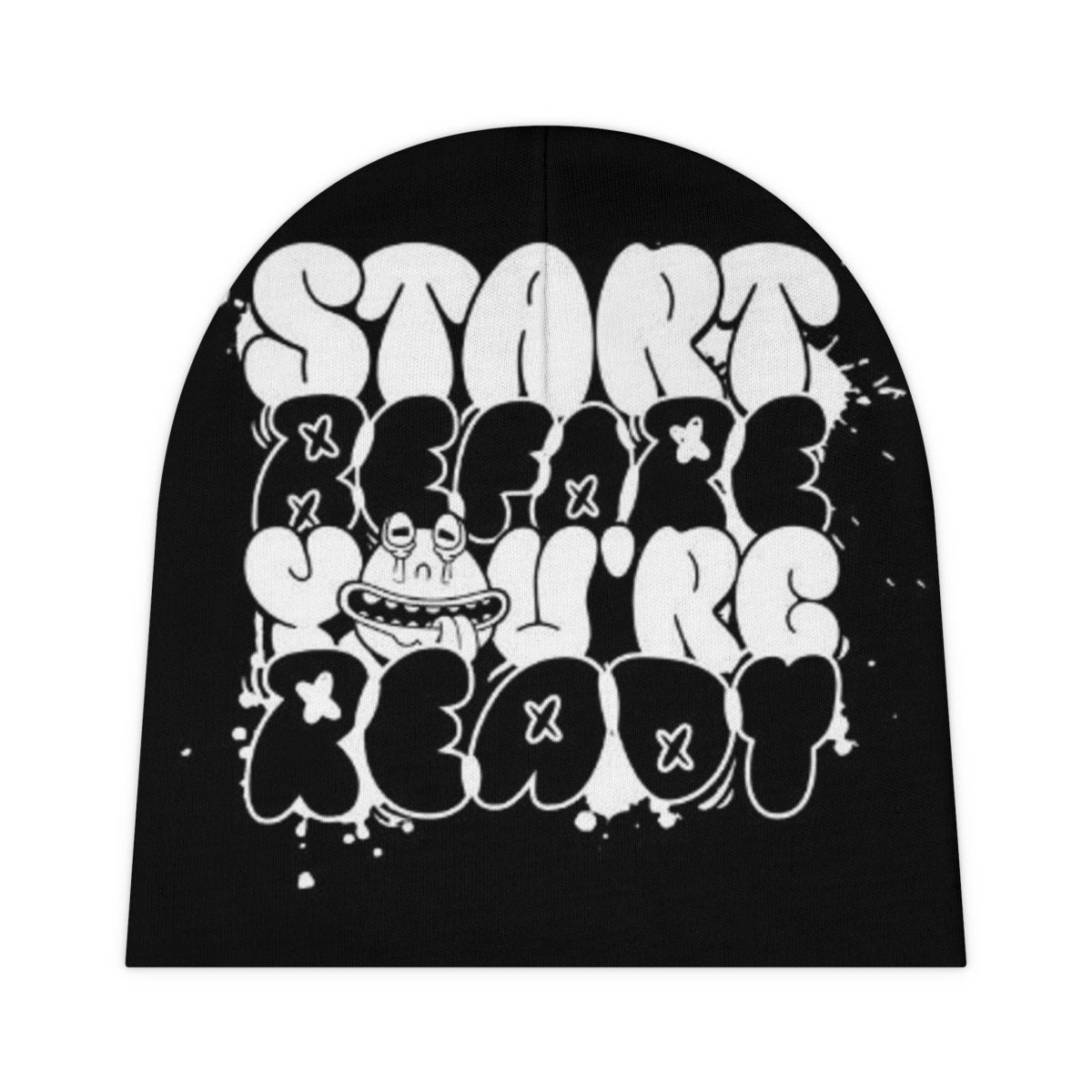 Start Before You're Ready Baby Beanie - Fun Infant Hat for New Parents & Baby Showers - LUXURY LEGEND