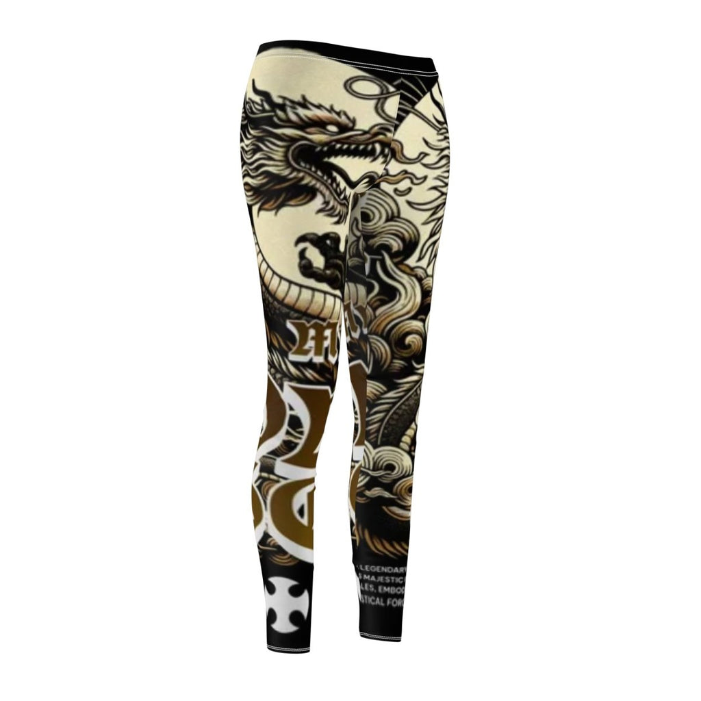 Dragon Print Casual Leggings - Stylish Workout & Yoga Pants - Unique Gift for Her - LUXURY LEGEND