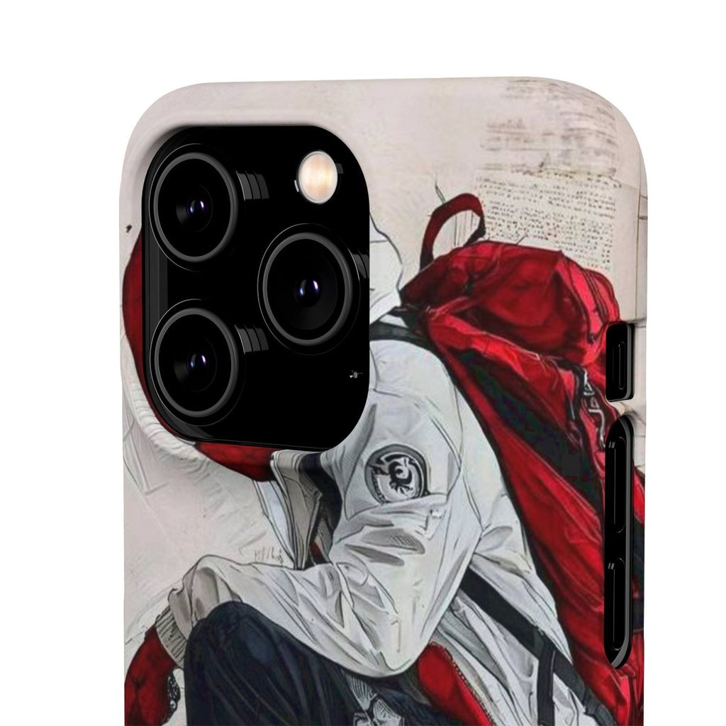 Urban Sneakerhead Phone Case — Red Backpack Streetwear Phone Cover - LUXURY LEGEND