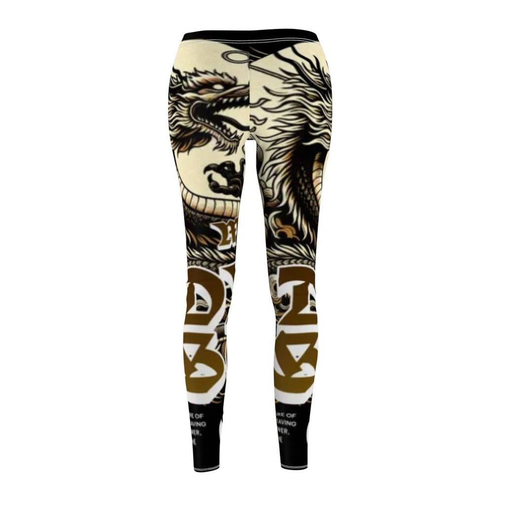 Dragon Print Casual Leggings - Stylish Workout & Yoga Pants - Unique Gift for Her - LUXURY LEGEND
