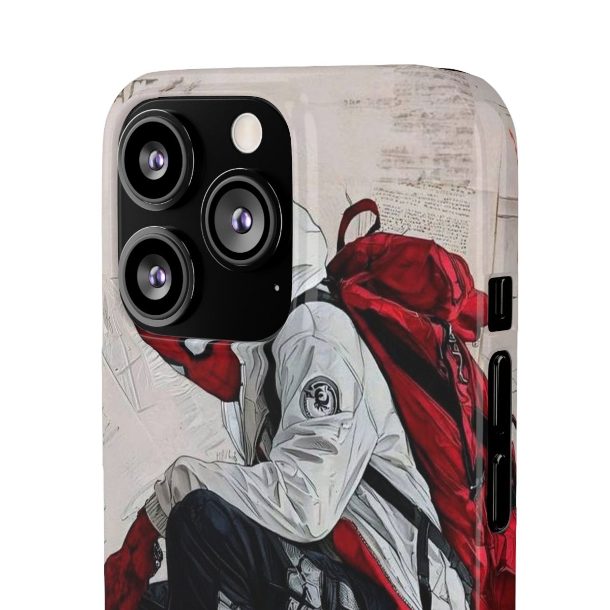 Urban Sneakerhead Phone Case — Red Backpack Streetwear Phone Cover - LUXURY LEGEND