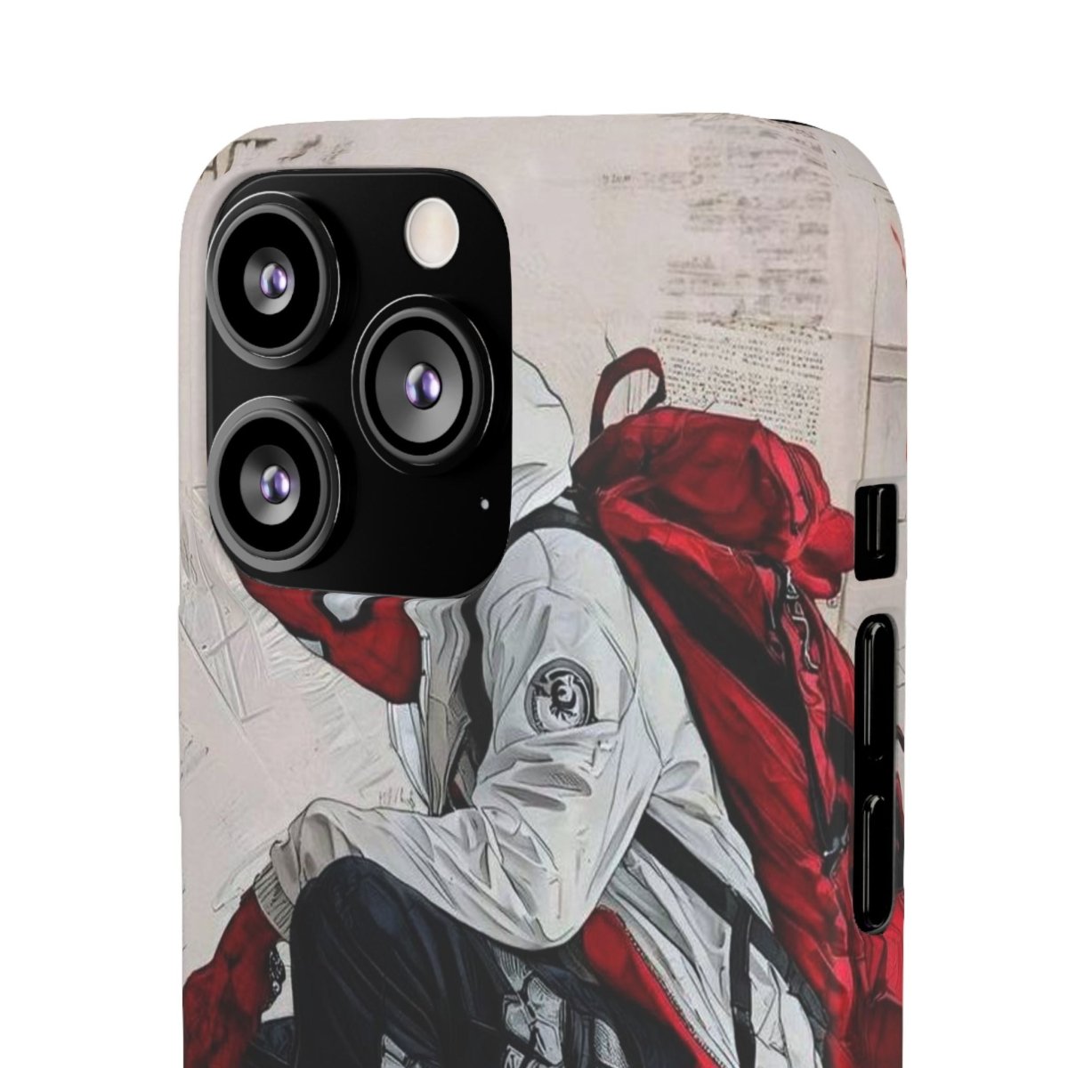 Urban Sneakerhead Phone Case — Red Backpack Streetwear Phone Cover - LUXURY LEGEND