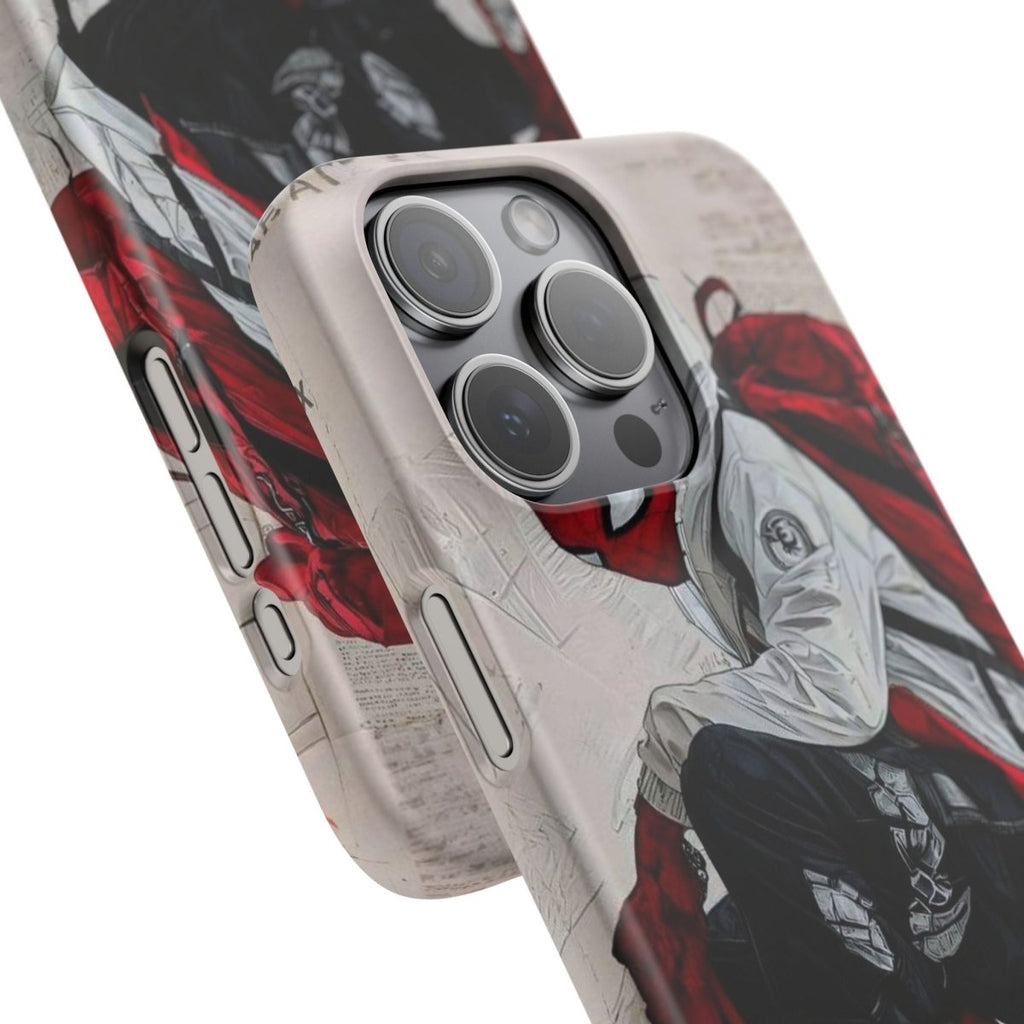 Urban Sneakerhead Phone Case — Red Backpack Streetwear Phone Cover - LUXURY LEGEND